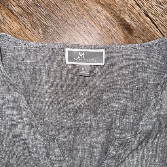 JM Collection • Linen Tunic - Picture 7 of 10